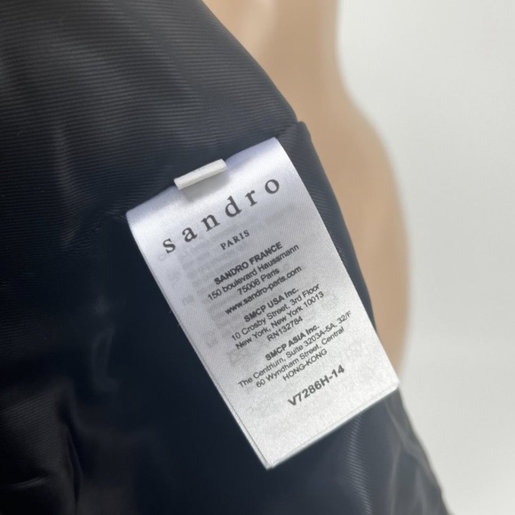 Sandro Plaid Wool Blazer - Picture 5 of 6